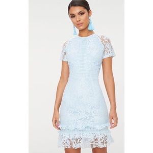 NWT light blue lace dress